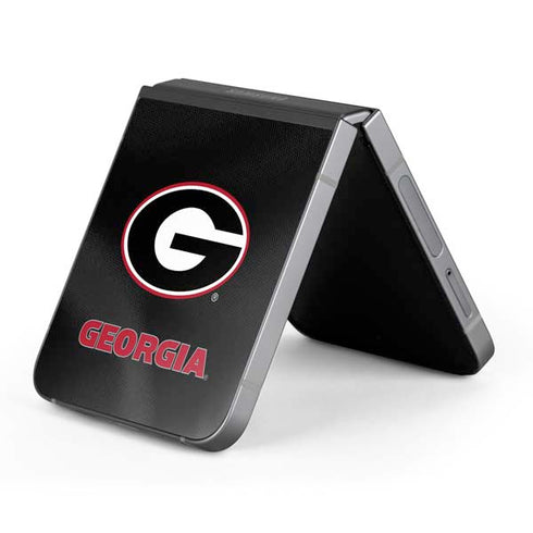 University of Georgia Black Jersey Galaxy Z Flip6 Skin